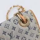 LOUIS VUITTON Monogram Mini Camille Chain Bag Blue M92002 LV Auth 209889V-19