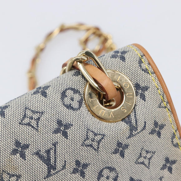 LOUIS VUITTON Monogram Mini Camille Chain Bag Blue M92002 LV Auth 209889V