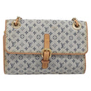 LOUIS VUITTON Monogram Mini Camille Chain Bag Blue M92002 LV Auth 209889V-2