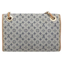 LOUIS VUITTON Monogram Mini Camille Chain Bag Blue M92002 LV Auth 209889V-3