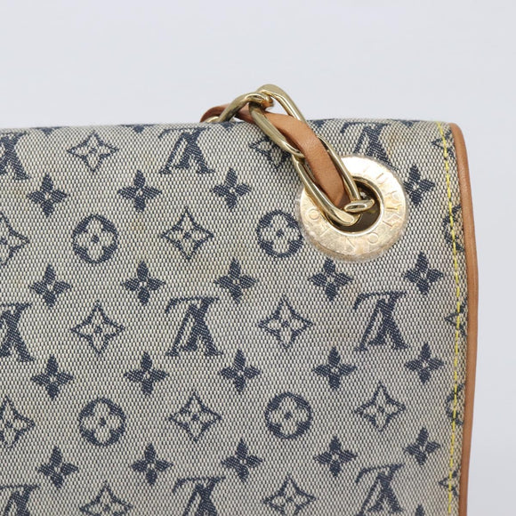 LOUIS VUITTON Monogram Mini Camille Chain Bag Blue M92002 LV Auth 209889V