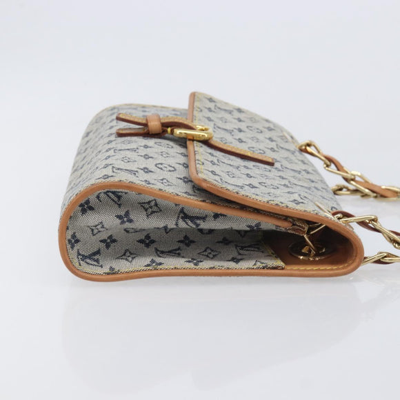 LOUIS VUITTON Monogram Mini Camille Chain Bag Blue M92002 LV Auth 209889V