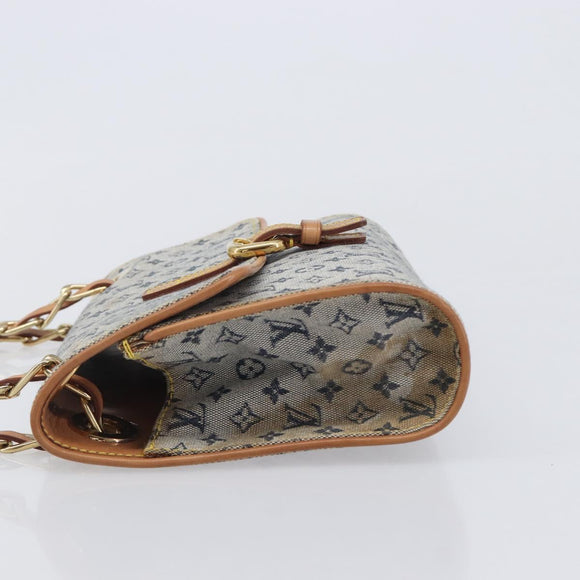 LOUIS VUITTON Monogram Mini Camille Chain Bag Blue M92002 LV Auth 209889V