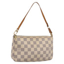 LOUIS VUITTON Damier Azur Mini Pochette Accessoires Pouch N63005 LV Auth 209890-1