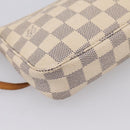 LOUIS VUITTON Damier Azur Mini Pochette Accessoires Pouch N63005 LV Auth 209890-13