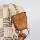 LOUIS VUITTON Damier Azur Mini Pochette Accessoires Pouch N63005 LV Auth 209890-14