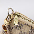 LOUIS VUITTON Damier Azur Mini Pochette Accessoires Pouch N63005 LV Auth 209890-16