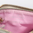 LOUIS VUITTON Multicolor Pochette ClesNM Coin Purse White M93734 LV Auth 209892-15