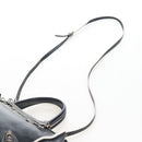 Balenciaga Paper Mini Hand Bag Leather 2way Black Gold 305582 Auth 209893V-19