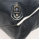 Balenciaga Paper Mini Hand Bag Leather 2way Black Gold 305582 Auth 209893V-21