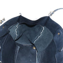 Balenciaga Paper Mini Hand Bag Leather 2way Black Gold 305582 Auth 209893V-28