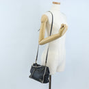 Balenciaga Paper Mini Hand Bag Leather 2way Black Gold 305582 Auth 209893V-30