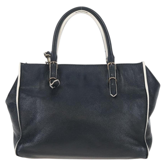 Balenciaga Paper Mini Hand Bag Leather 2way Black Gold 305582 Auth 209893V
