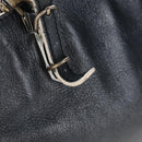 Balenciaga Paper Mini Hand Bag Leather 2way Black Gold 305582 Auth 209893V-3