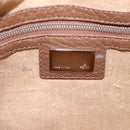 FENDI Zucca Canvas Celeria Shoulder Bag Navy Silver 8BT092 Auth 209895A-17