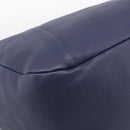 LOEWE Karie Shoulder Bag Leather Navy Gold Auth 209899V-17