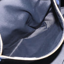 LOEWE Karie Shoulder Bag Leather Navy Gold Auth 209899V-23