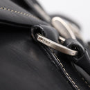 PRADA Shoulder Bag Leather Black Silver Auth 209900V-15