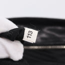 PRADA Shoulder Bag Leather Black Silver Auth 209900V-23
