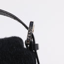 FENDI Mamma Baguette Shoulder Bag Knitted Fabrics Gray Silver Auth 209903V-16