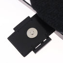 FENDI Mamma Baguette Shoulder Bag Knitted Fabrics Gray Silver Auth 209903V-18