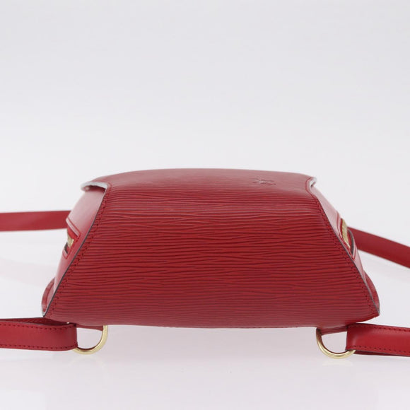 LOUIS VUITTON Epi Mabillon Backpack Castilian Red M52237 LV Auth 209904A