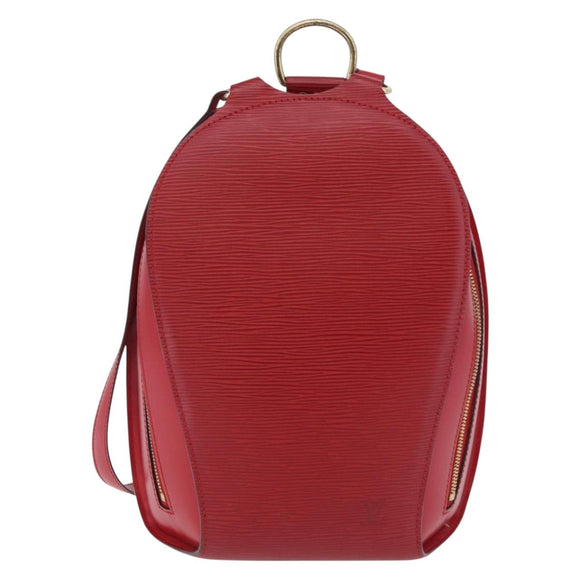 LOUIS VUITTON Epi Mabillon Backpack Castilian Red M52237 LV Auth 209904A