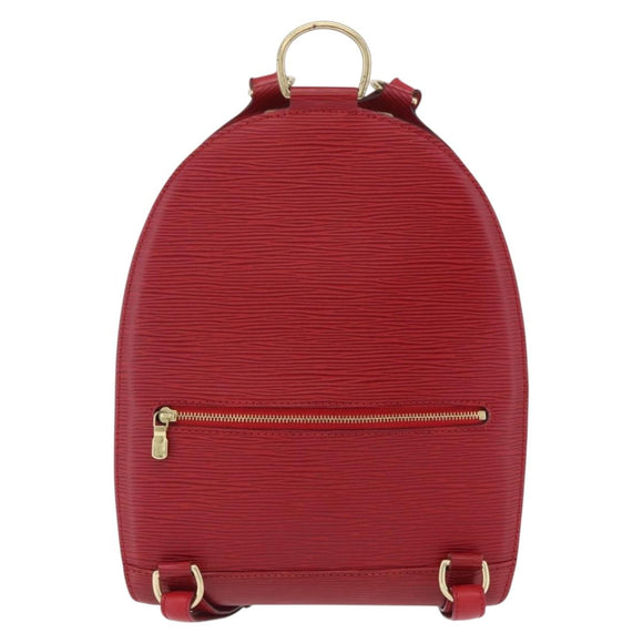 LOUIS VUITTON Epi Mabillon Backpack Castilian Red M52237 LV Auth 209904A