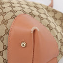 GUCCI GG Canvas Tote Bag Beige Gold 269956 Auth 209910-11