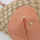 GUCCI GG Canvas Tote Bag Beige Gold 269956 Auth 209910-12