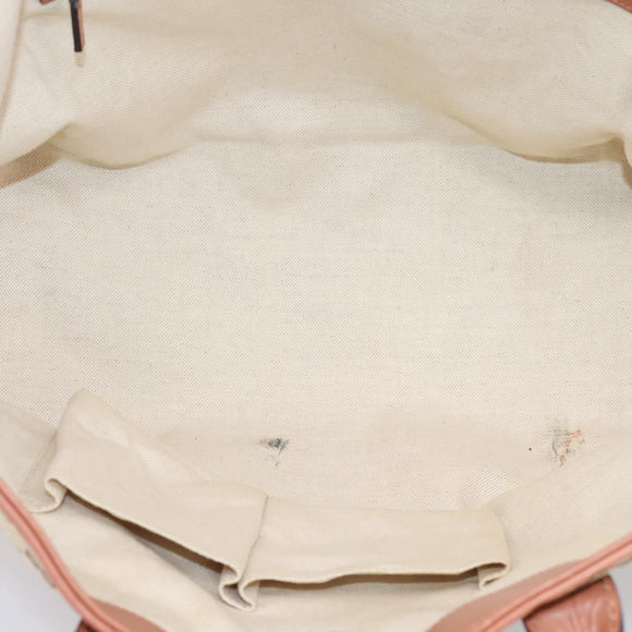 GUCCI GG Canvas Tote Bag Beige Gold 269956 Auth 209910