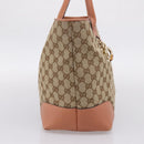GUCCI GG Canvas Tote Bag Beige Gold 269956 Auth 209910-4