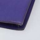 CHANEL hologram Chain Shoulder Bag Vinyl Purple Silver CC Auth 209911V-12