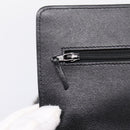 CHANEL Matelasse19 Chain Shoulder Bag Leather 2way Black Gold CC Auth 209912M-20