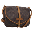 LOUIS VUITTON Monogram Saumur 30 Shoulder Bag M42256 LV Auth 209914-1