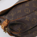 LOUIS VUITTON Monogram Saumur 30 Shoulder Bag M42256 LV Auth 209914-12