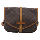 LOUIS VUITTON Monogram Saumur 30 Shoulder Bag M42256 LV Auth 209914-2