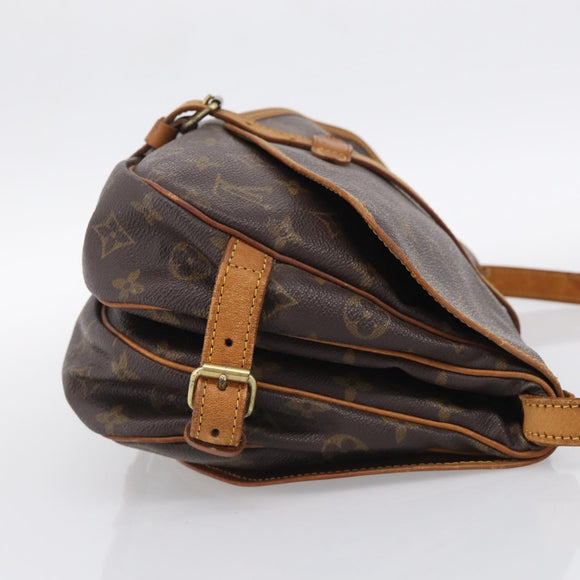 LOUIS VUITTON Monogram Saumur 30 Shoulder Bag M42256 LV Auth 209914