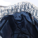 Christian Dior Trotter Canvas Tote Bag Navy Gold Auth 209916-21