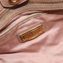 Miu Miu Hand Bag Vitellolux 2way Beige Gold Auth 209920A-18