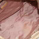 Miu Miu Hand Bag Vitellolux 2way Beige Gold Auth 209920A-19