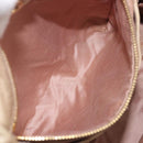 Miu Miu Hand Bag Vitellolux 2way Beige Gold Auth 209920A-24