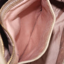 Miu Miu Hand Bag Vitellolux 2way Beige Gold Auth 209920A-25