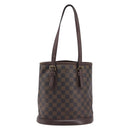 LOUIS VUITTON Damier Ebene Marais Shoulder Bag N42240 LV Auth 209923-2