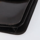 GUCCI Shoulder Bag Leather Brown Gold Auth 209924-10