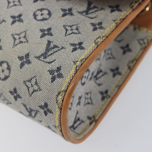 LOUIS VUITTON Monogram Mini Camille Chain Bag Blue M92002 LV Auth 209926V