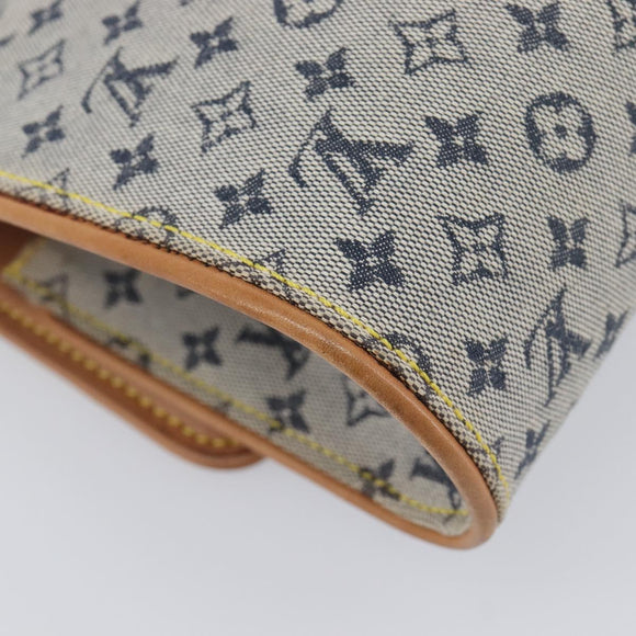 LOUIS VUITTON Monogram Mini Camille Chain Bag Blue M92002 LV Auth 209926V