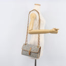 LOUIS VUITTON Monogram Mini Camille Chain Bag Blue M92002 LV Auth 209926V-27