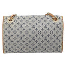 LOUIS VUITTON Monogram Mini Camille Chain Bag Blue M92002 LV Auth 209926V-3