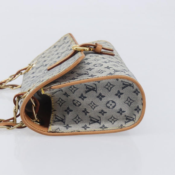 LOUIS VUITTON Monogram Mini Camille Chain Bag Blue M92002 LV Auth 209926V